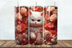 3D Fortune Cat 20oz/30oz Skinny Tumbler Product Image 1