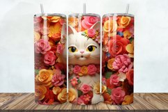 3D Fortune Cat 20oz/30oz Skinny Tumbler Product Image 1