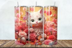 3D tumbler png,flower cat tumbler,sublimation design,tumbler png,png bundle,20oz tumbler,3D tumbler wrap,3D cat flower png,cat tumbler png,embroidered cat png,baby cat tumbler png,tumbler wrap png,straight tumbler png,3D tumbler png