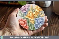 Gorgeous3D Round Coaster design.