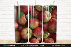 3D Fresh Apples 20/30oz Skinny Tumbler Product Image 1