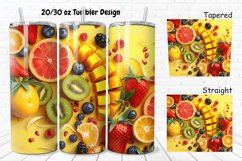 3D Fresh Fruit 20/30oz Skinny Tumbler Product Image 1