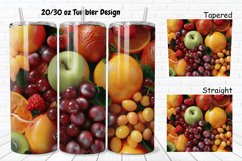 3D Fresh Fruit 20/30oz Skinny Tumbler Product Image 1