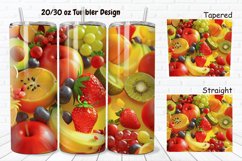3D Fresh Fruit 20/30oz Skinny Tumbler Product Image 1