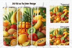 3D Fresh Fruit 20/30oz Skinny Tumbler Product Image 1