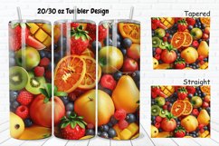 3D Fresh Fruit 20/30oz Skinny Tumbler Product Image 1