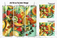 3D Fresh Fruit 20/30oz Skinny Tumbler Product Image 1
