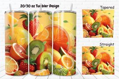 3D Fresh Fruit 20/30oz Skinny Tumbler Product Image 1