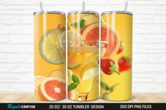 3D Fruit Cocktail 20/30oz Skinny Tumbler Product Image 1