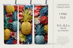 3d fruit sublimation tumbler wrap, 3d berry tumbler wrap Product Image 7