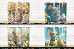3D Funny Cute Mouse Easter Tumbler Bundle Product Image 7