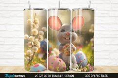 3D Funny Cute Mouse Easter 20/30oz Skinny Tumbler Product Image 1