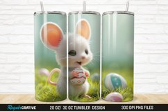 3D Funny Cute Mouse Easter 20/30oz Skinny Tumbler Product Image 1
