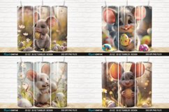 3D Funny Cute Mouse Easter Tumbler Bundle Product Image 4