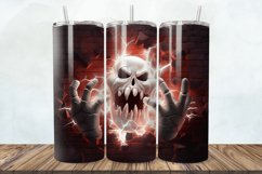 3D Halloween Ghost Cracked Hole 20oz/30oz Skinny Tumbler Product Image 1