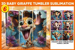 3D Giraffe with Flowers 20 oz Tumbler Wrap, Skinny Tumbler, Giraffe Tumbler, Giraffe 20oz Sublimation Bundle, Giraffe Sublimation Wraps, Sublimation Bundle, Instant Download, Giraffe Tumbler PNG, Digital Paper