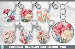 Bundle of six 3D Keychain designs.