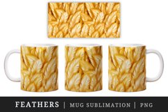 3d glamorous colorful feathers retro glamour and extravagance pattern design wraps sublimation bundle for customize mug or cup
