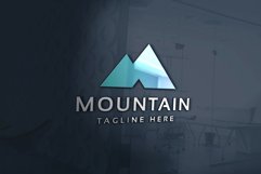 Mountain Letter M Pro Branding Logo Product Image 1