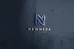 Newmeda Letter N Sparkle Logo Product Image 1
