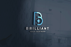 Brilliant Letter B Star Logo Product Image 2