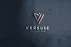Versuse Abstract V Sparkle Logo Product Image 2