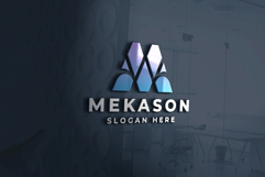 Modern Geometric M Logo Product Image 2