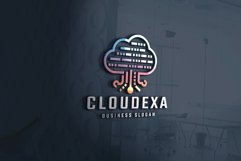 Cloud Dots Tech Logo Product Image 2