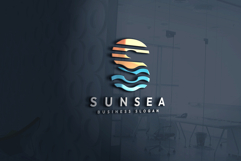 Sun and Sea Letter S Logo Product Image 1