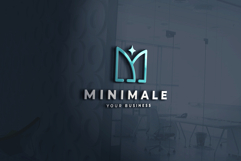 Minimale Letter M Star Logo Product Image 2