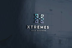 Xtremes Abstract X Sparkle Logo Product Image 1
