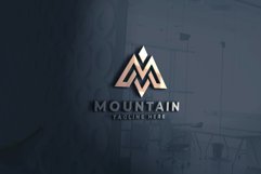 Mountain Letter M Logo Template Product Image 3