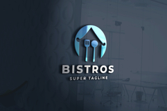 BISTROS Restaurant Kitchen House Logo Product Image 2