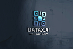Abstract AI Data Logo Product Image 1