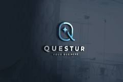 Questur Letter Q Sparkle Logo Product Image 1