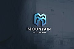 Mountain Letter M Pro Logo Template Product Image 2
