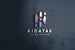 AIDATAX Abstract Data AI Logo Product Image 1