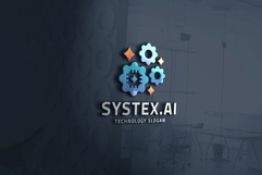 AI System Gears Logo Product Image 2