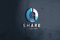Share Chat Technology Logo Product Image 2