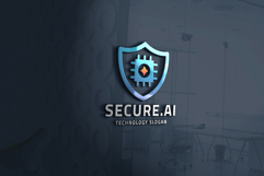 AI Security Shield Logo Product Image 2