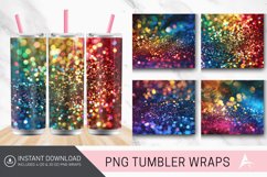3D Glitter Colorful Tumbler Wrap Product Image 1