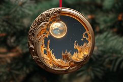3D Glowing Christmas Ornaments Sublimation / PNG Bundle Product Image 6