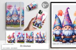 Digital Paper 3D Gnomes Product Image 1