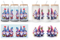 3D Gnomes Christmas Glass Can Wraps Product Image 3