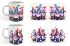 3D Gnomes Christmas | Mug sublimation design Product Image 5