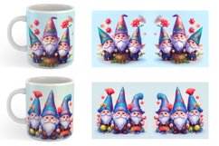 3D Gnomes Christmas | Mug sublimation design Product Image 6