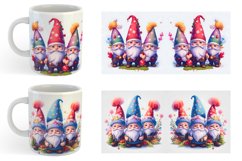 3D Gnomes Christmas | Mug sublimation design Product Image 2