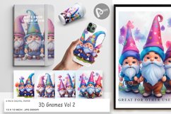 Digital Paper 3D Gnomes Product Image 1