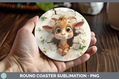 Gorgeous3D Round Coaster design.