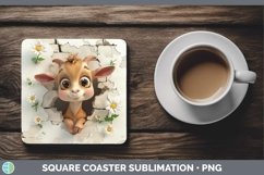 Gorgeous3D Square Coaster design.
